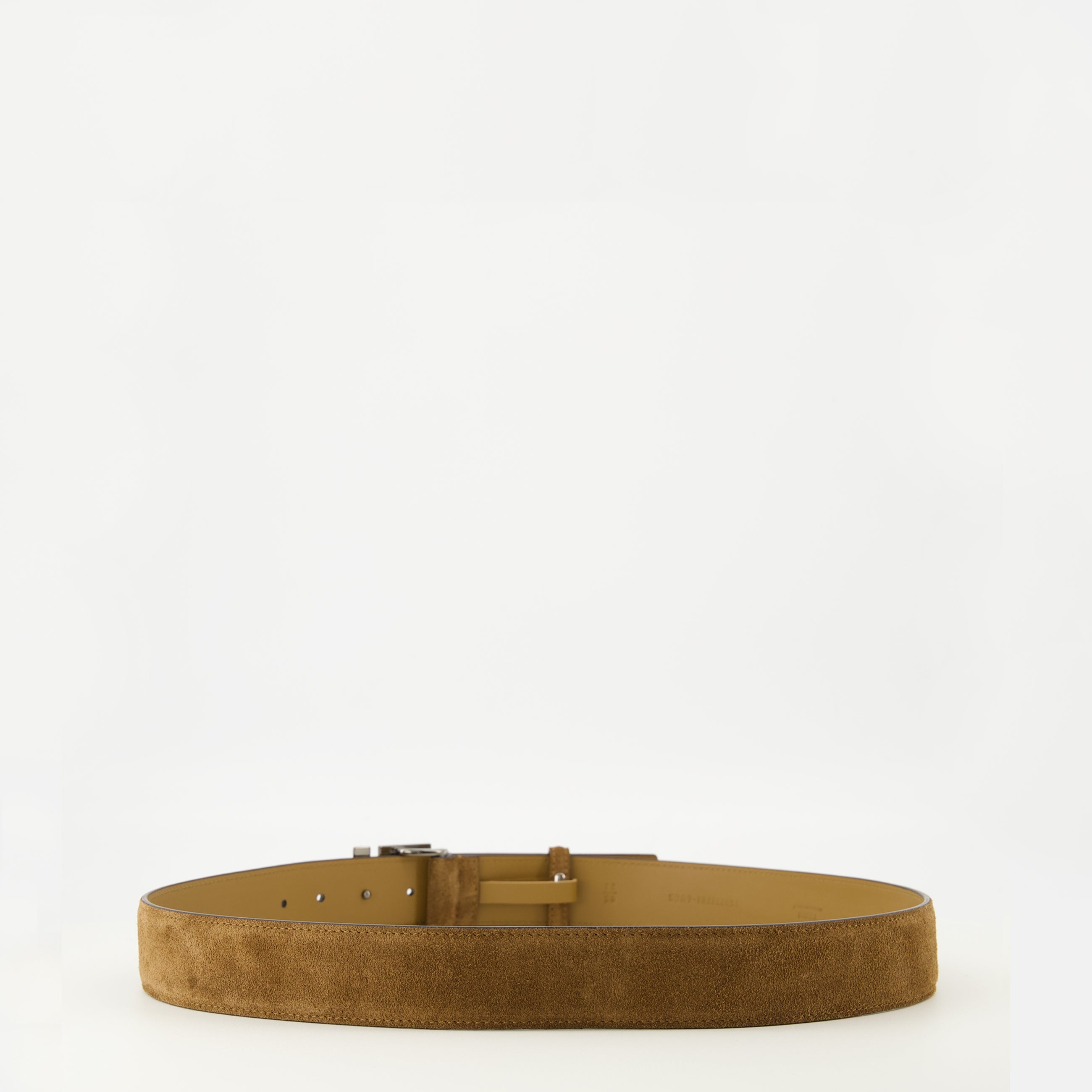 Image de l'article Ceinture FF Squared marron de la marque Fendi pour Homme - Saison Automne-Hiver 2025 - Vue de Dos