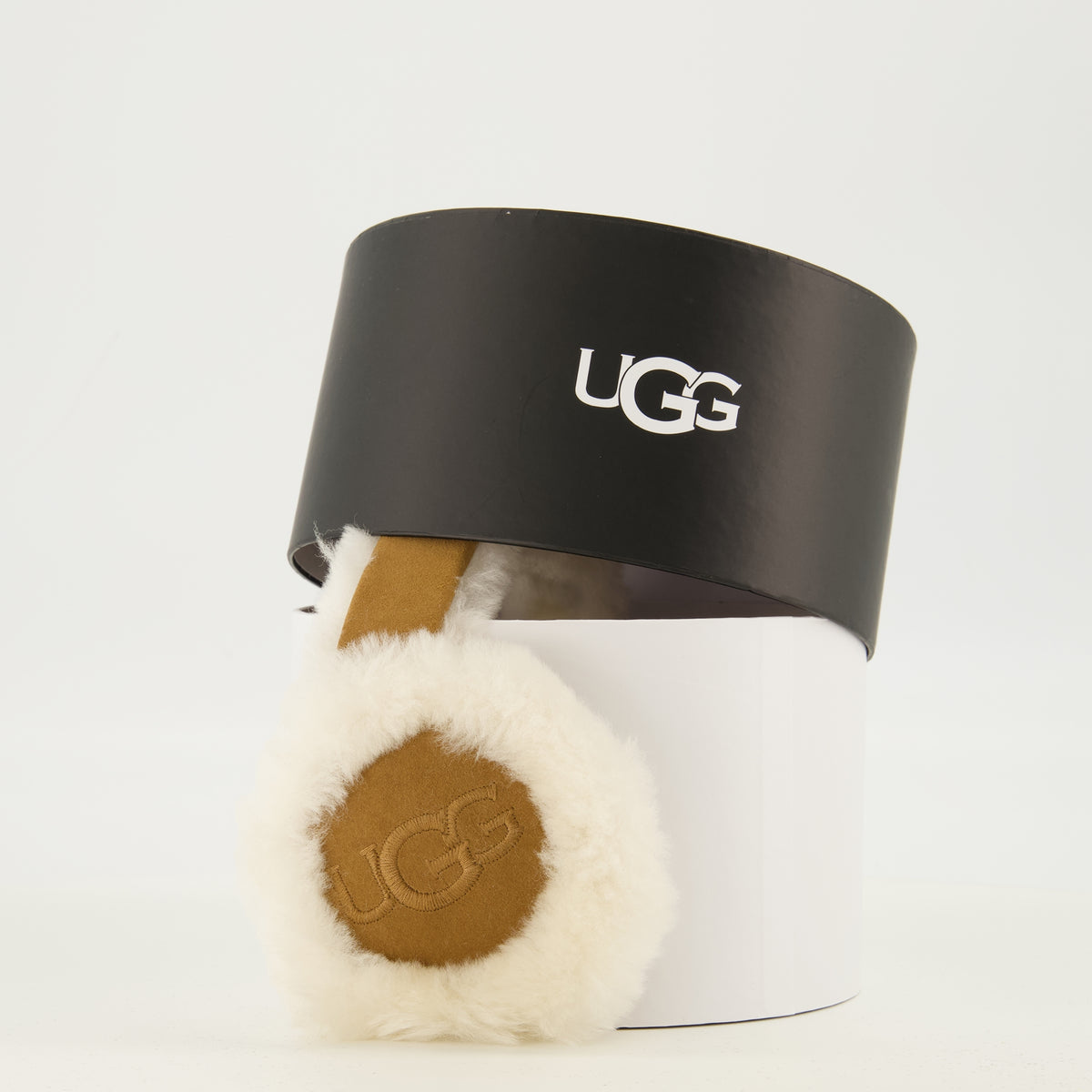 Chapeaux, casquettes et bonnets Cache-Oreilles brodé marrron Ugg Beige Femme