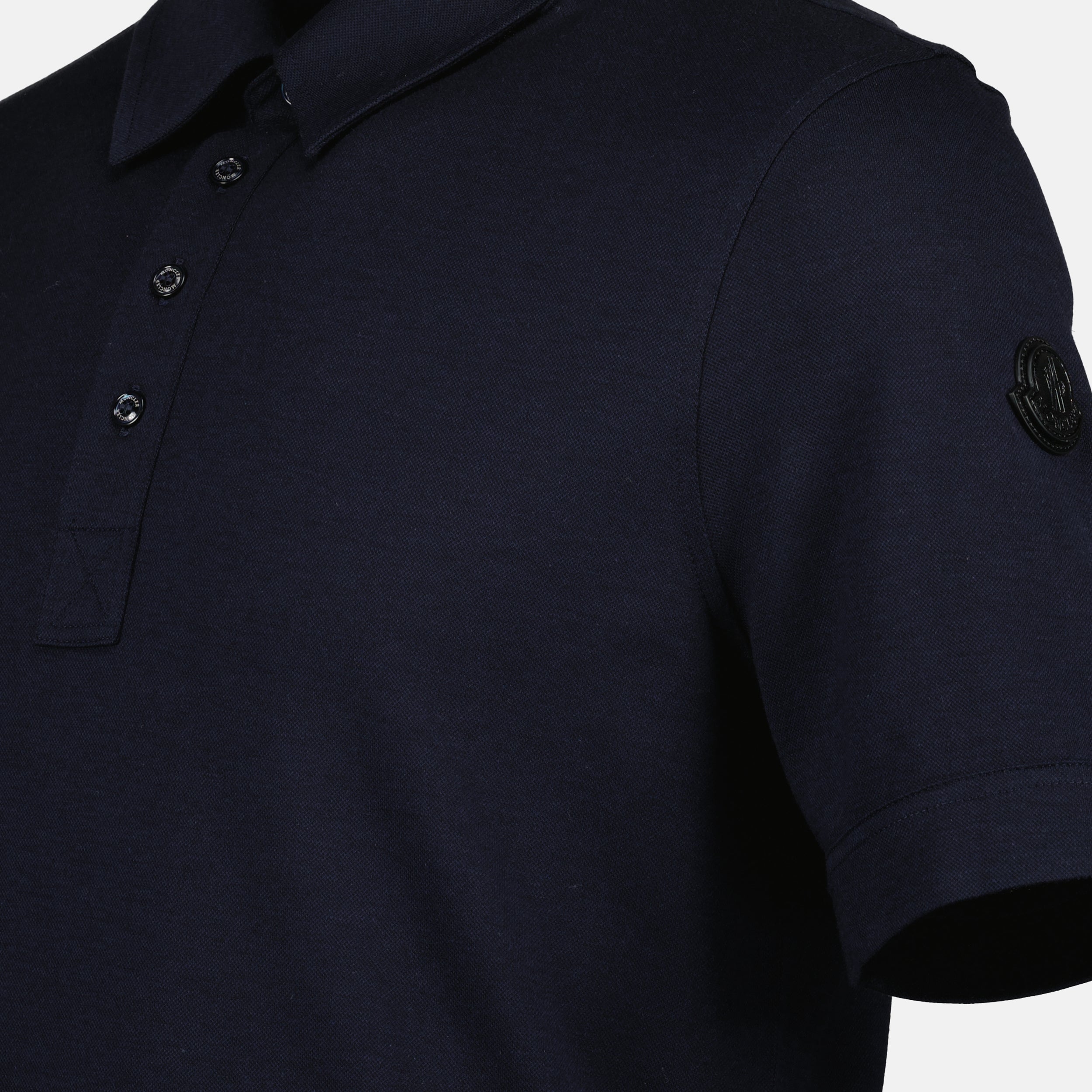 Polos Polo Logo Moncler azul oscuro Homme