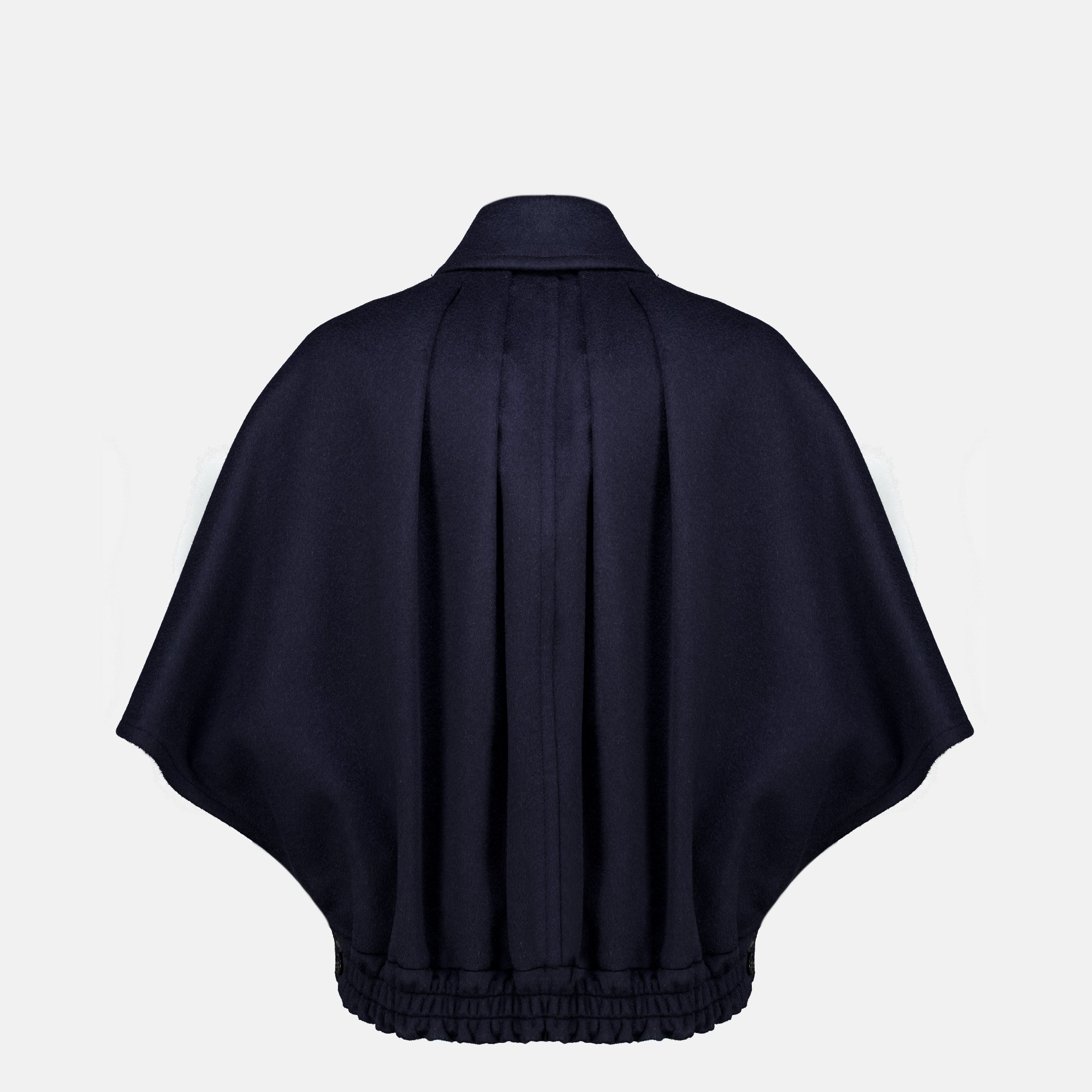 Vestes Boxy Cape aus Navy Cashmere Max Mara Bleu foncé Femme