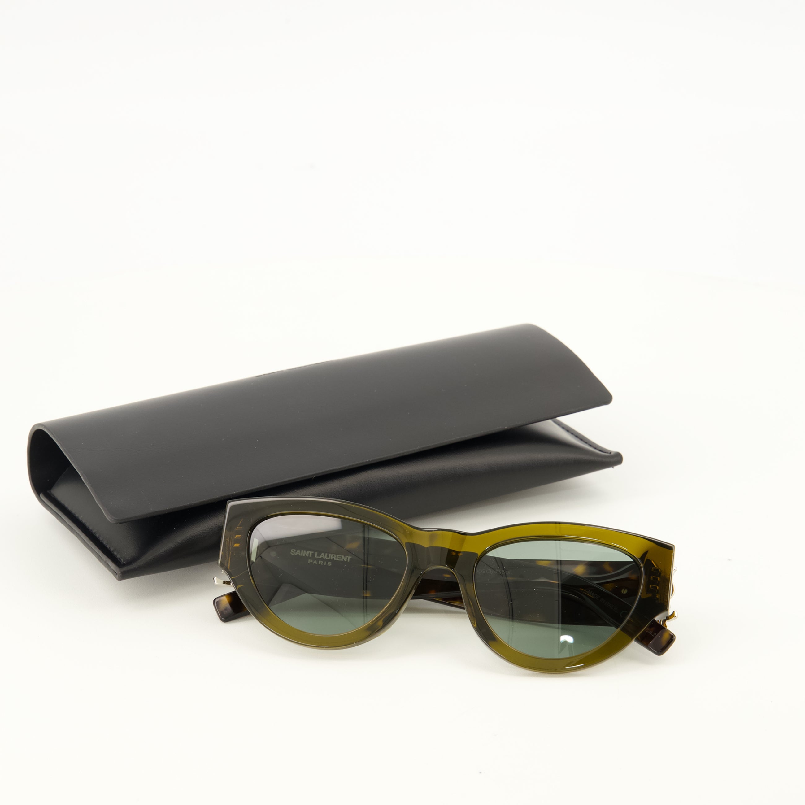 Lunettes Óculos de sol SM M94 Kaki Saint Laurent Kaki Unisexe