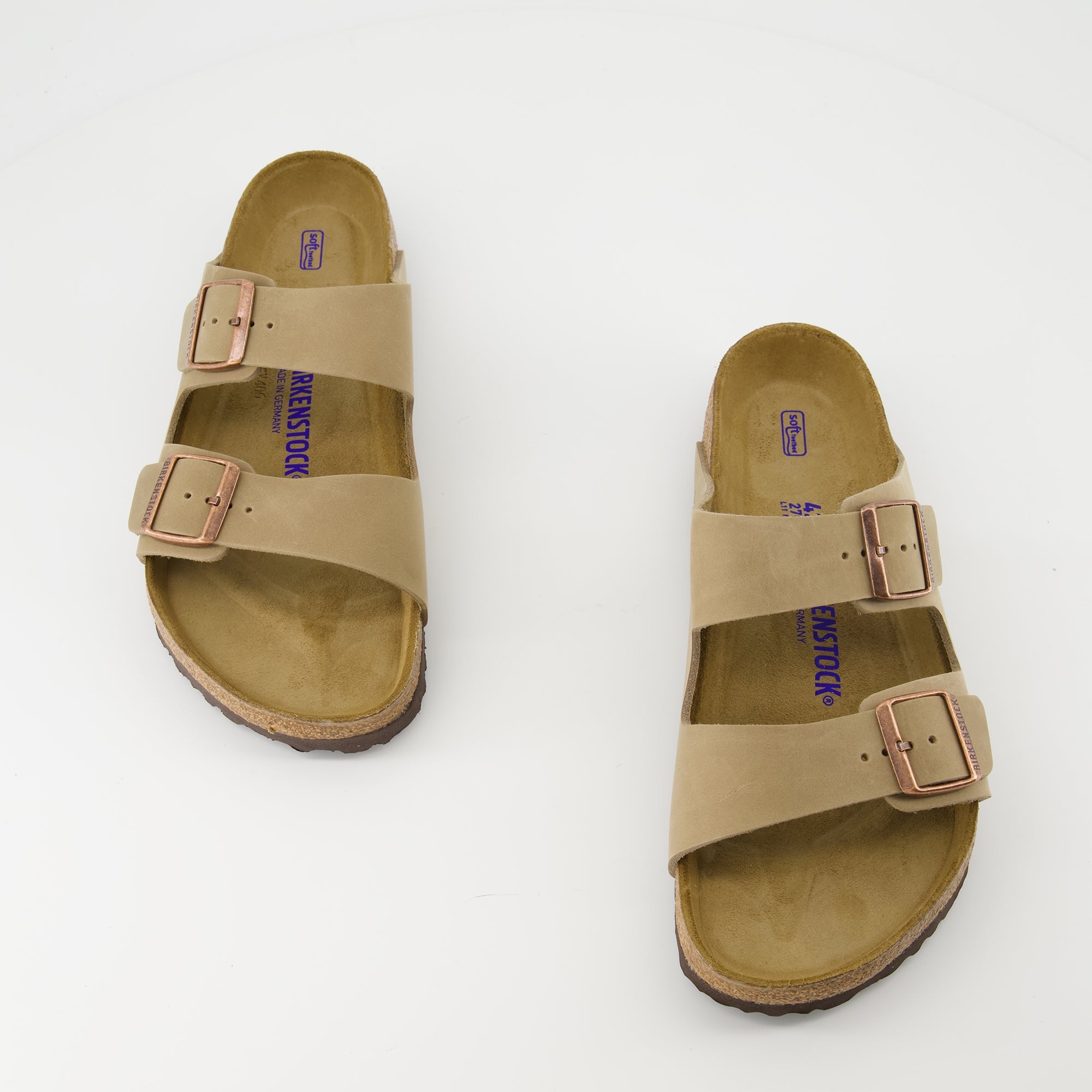 Chaussures ouvertes Sandales Arizona Birkenstock Beige Homme