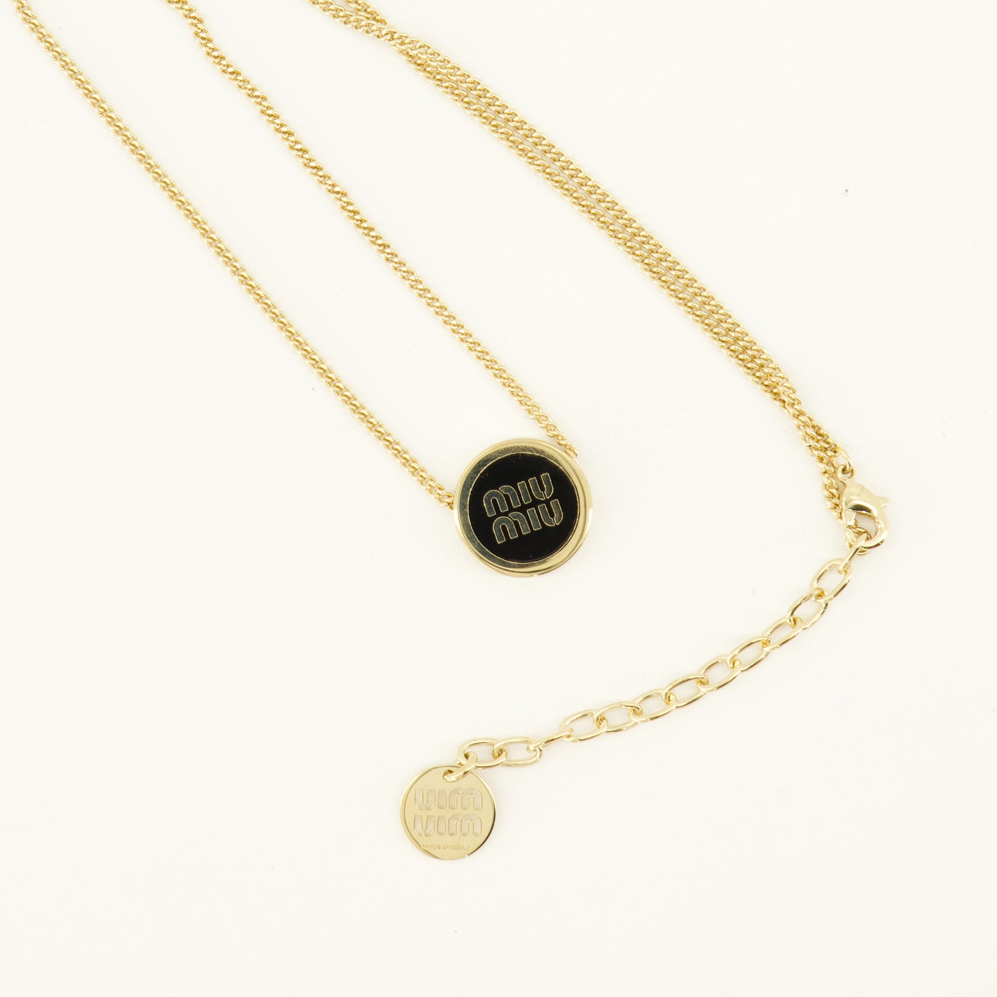 Bijoux Collier en métal doré Miu Miu Doré Femme