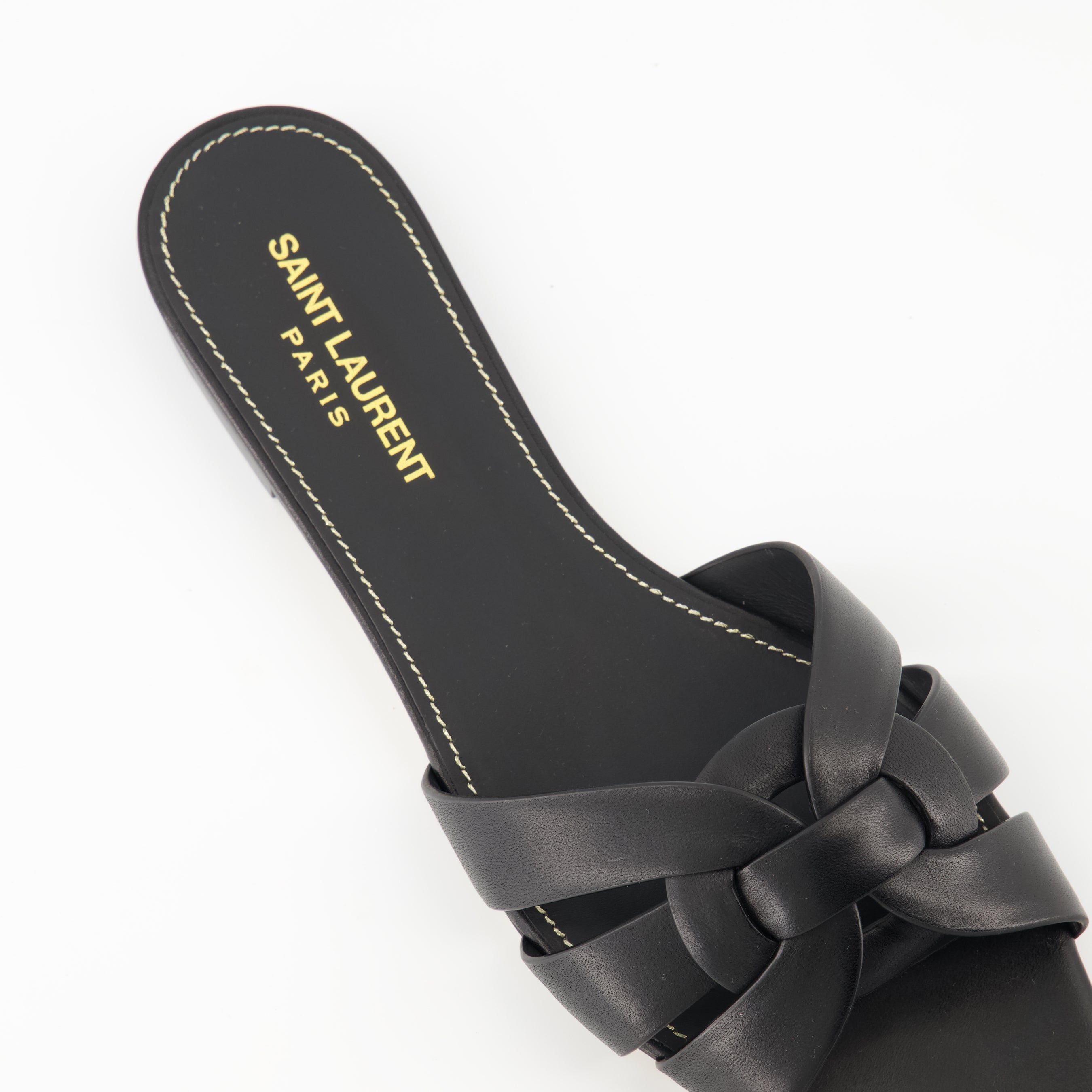 Chaussures ouvertes Mules Tribute Saint Laurent Noir Femme