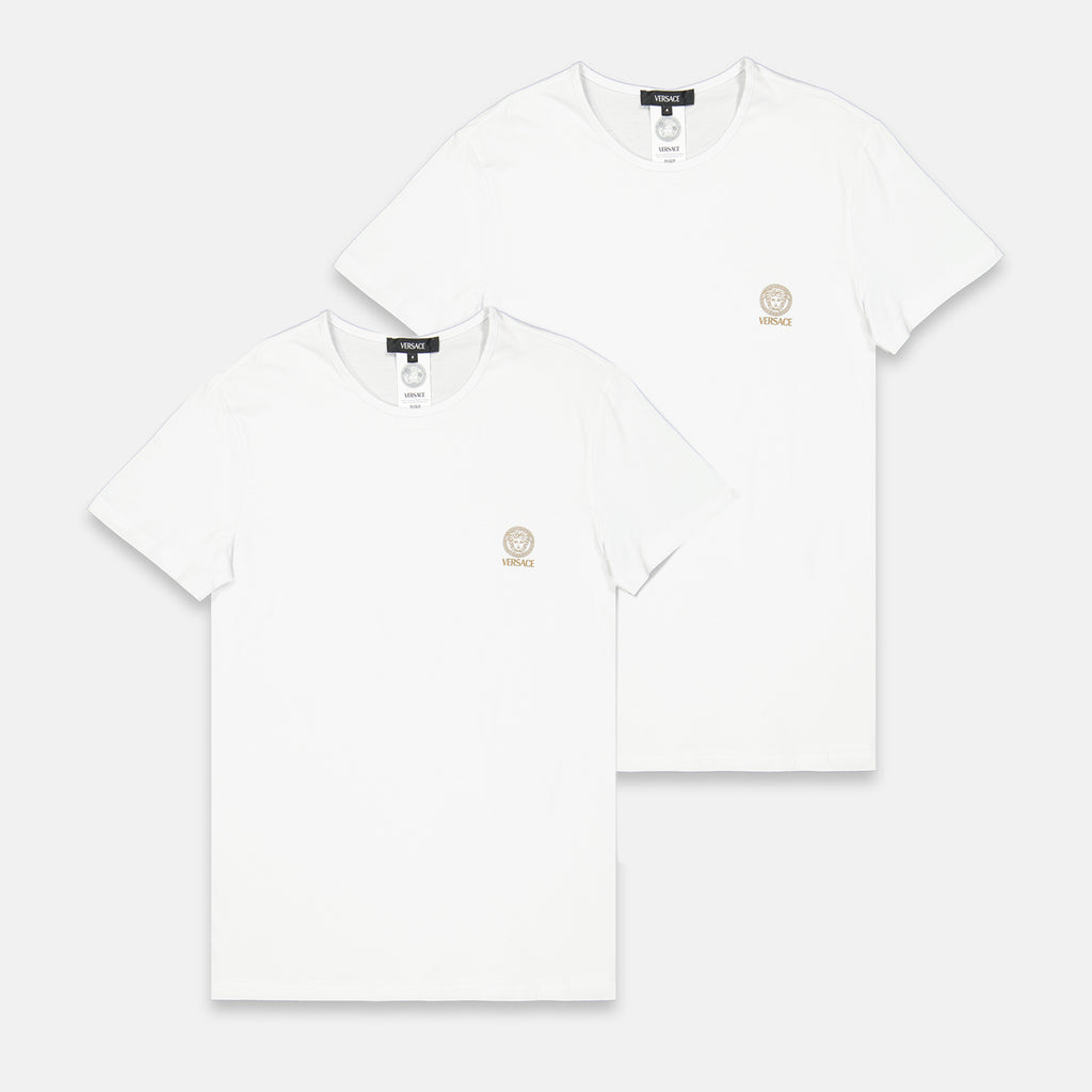 Sous-vêtements et homewear Lot de tricots de corps Medusa Versace Blanc Homme