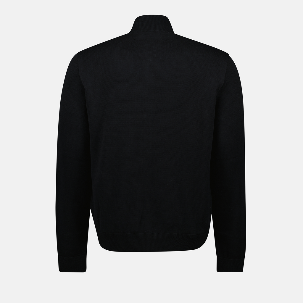 Felpe Giacca in Cashmere con Zip Versace Nero Homme