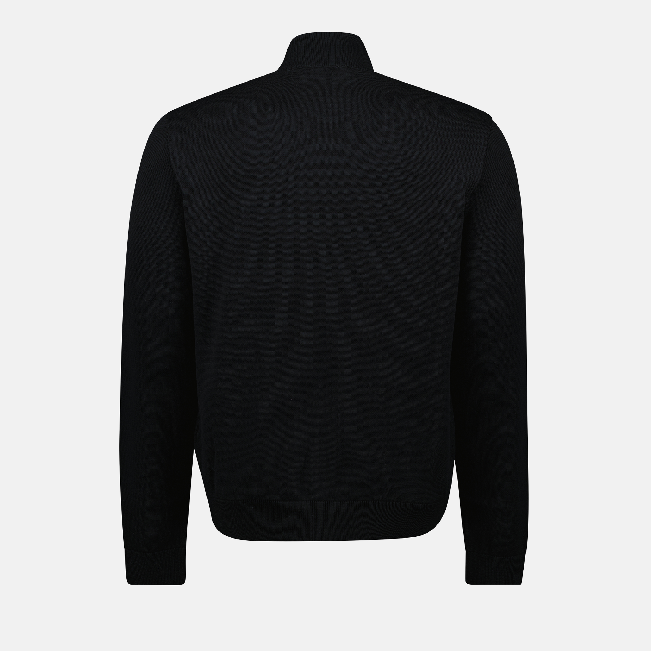 Felpe Giacca in Cashmere con Zip Versace Nero Homme