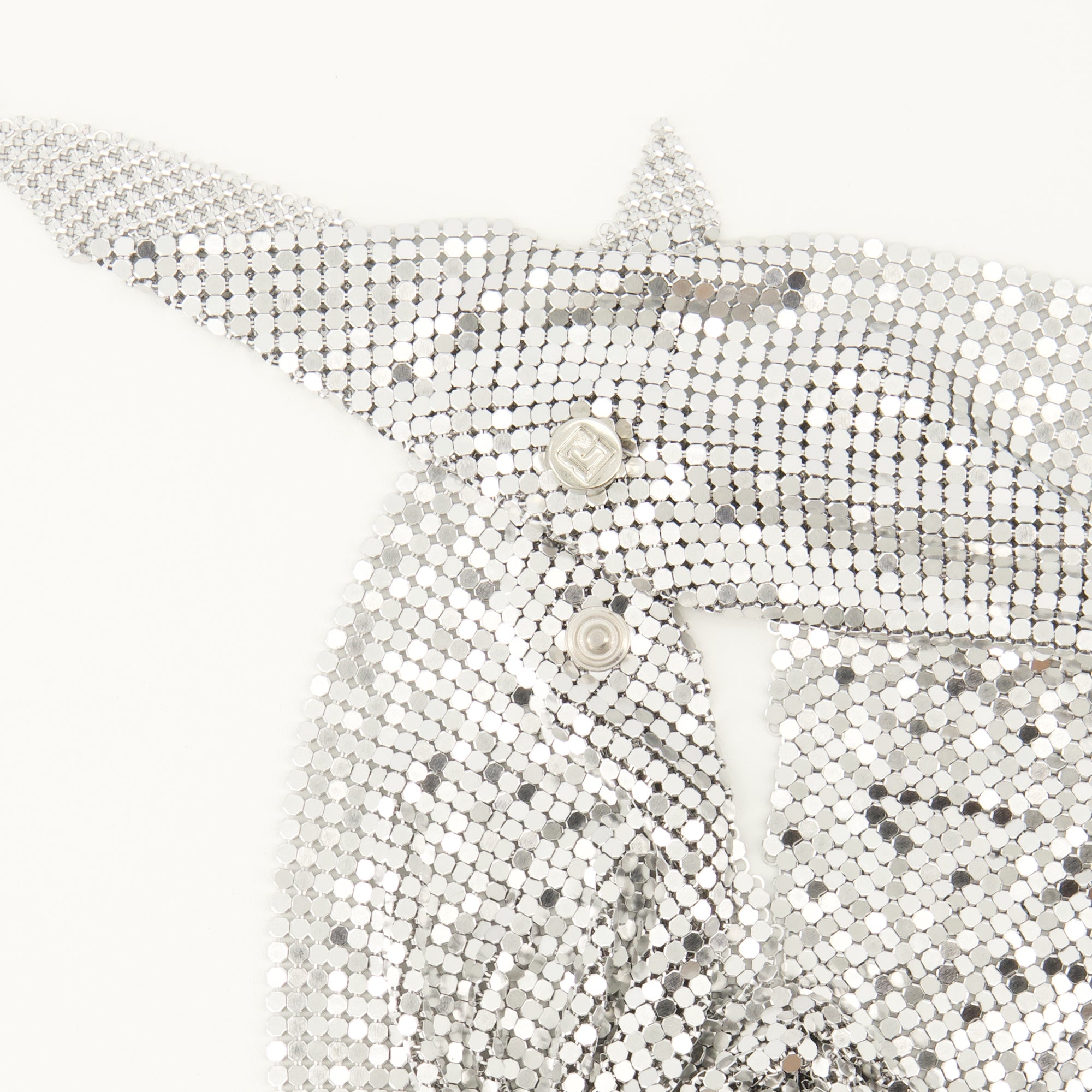 Image de l'article Écharpe pixel de la marque Rabanne pour Femme - Saison Automne-Hiver 2025 - Vue détaillée_3