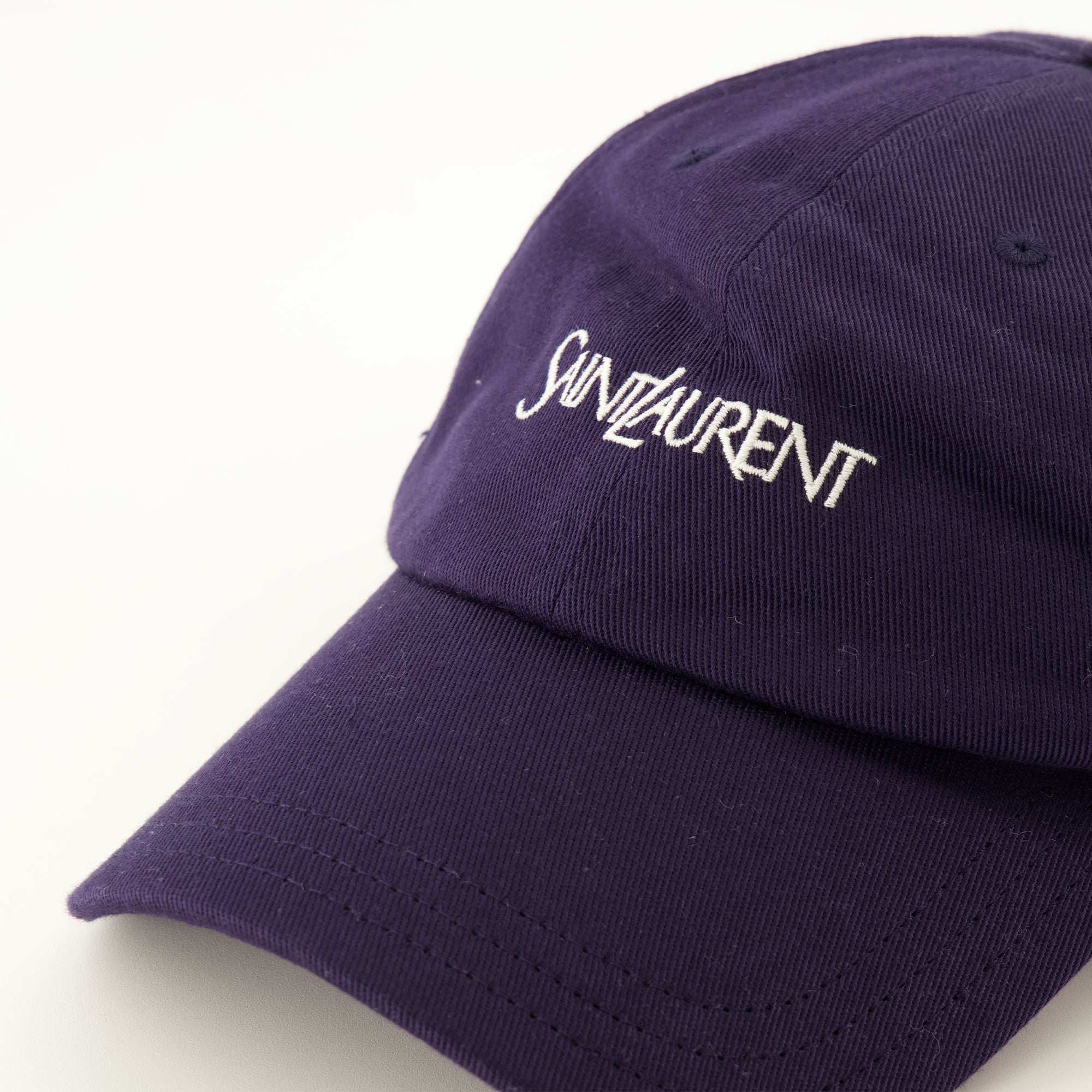 Chapeaux, casquettes et bonnets Casquette brodée bleu marine Saint Laurent Bleu foncé Homme