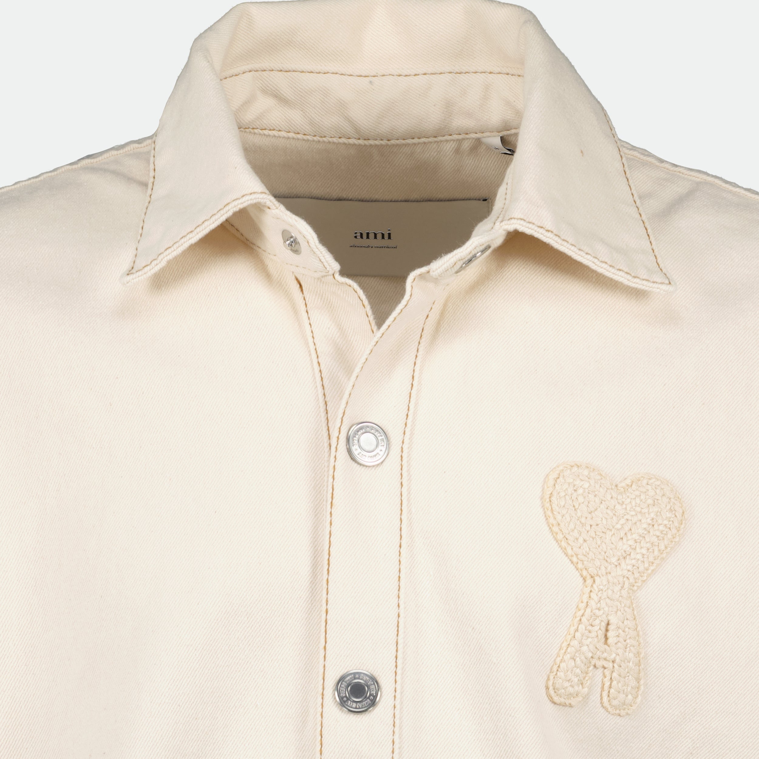 Camisas Camisa Ami de Coeur Ami PARIS Beige Homme