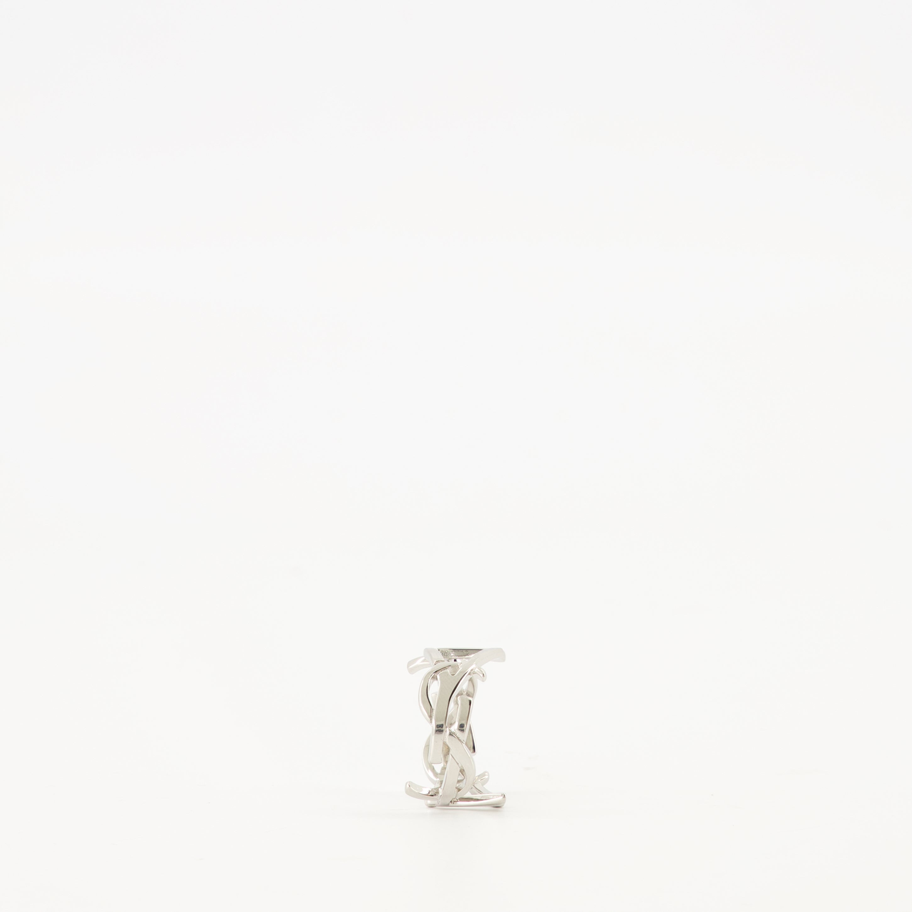 Image de l'article Bague Cassandre de la marque Saint Laurent pour Femme - Saison Automne-Hiver 2025 - Vue de Face