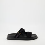 Chaussures ouvertes Aqua Sandalen Dior Noir Homme