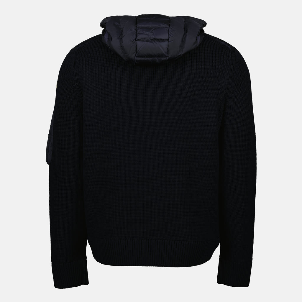 Image de l'article Cardigan zippé de la marque Moncler pour Homme - Saison Automne-Hiver 2025 - Vue de Dos