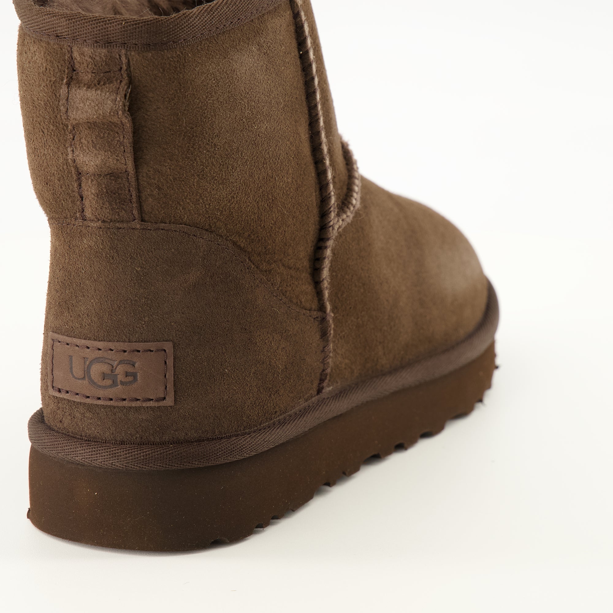 Bottines Classic Mini II Brown Ankle Boots Ugg Marron Femme