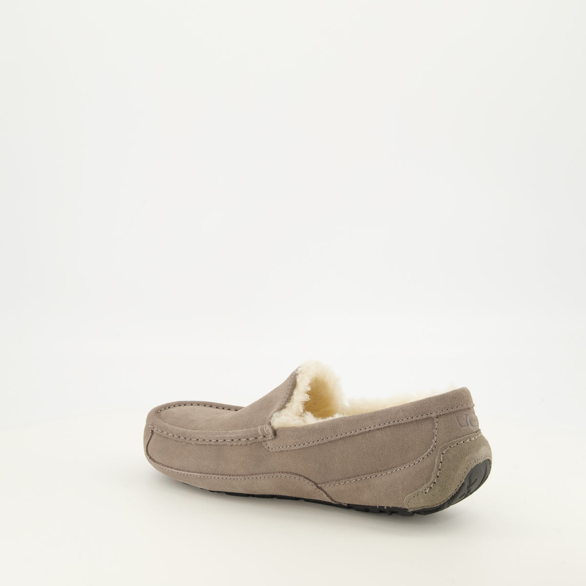 Mocassins Chausson Ascot gris Ugg Gris Homme