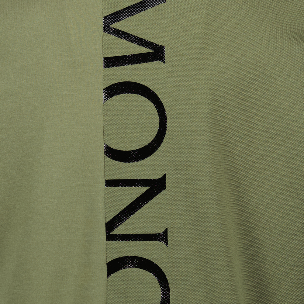 Tシャツ バーティカルロゴTシャツ Moncler 緑 Homme