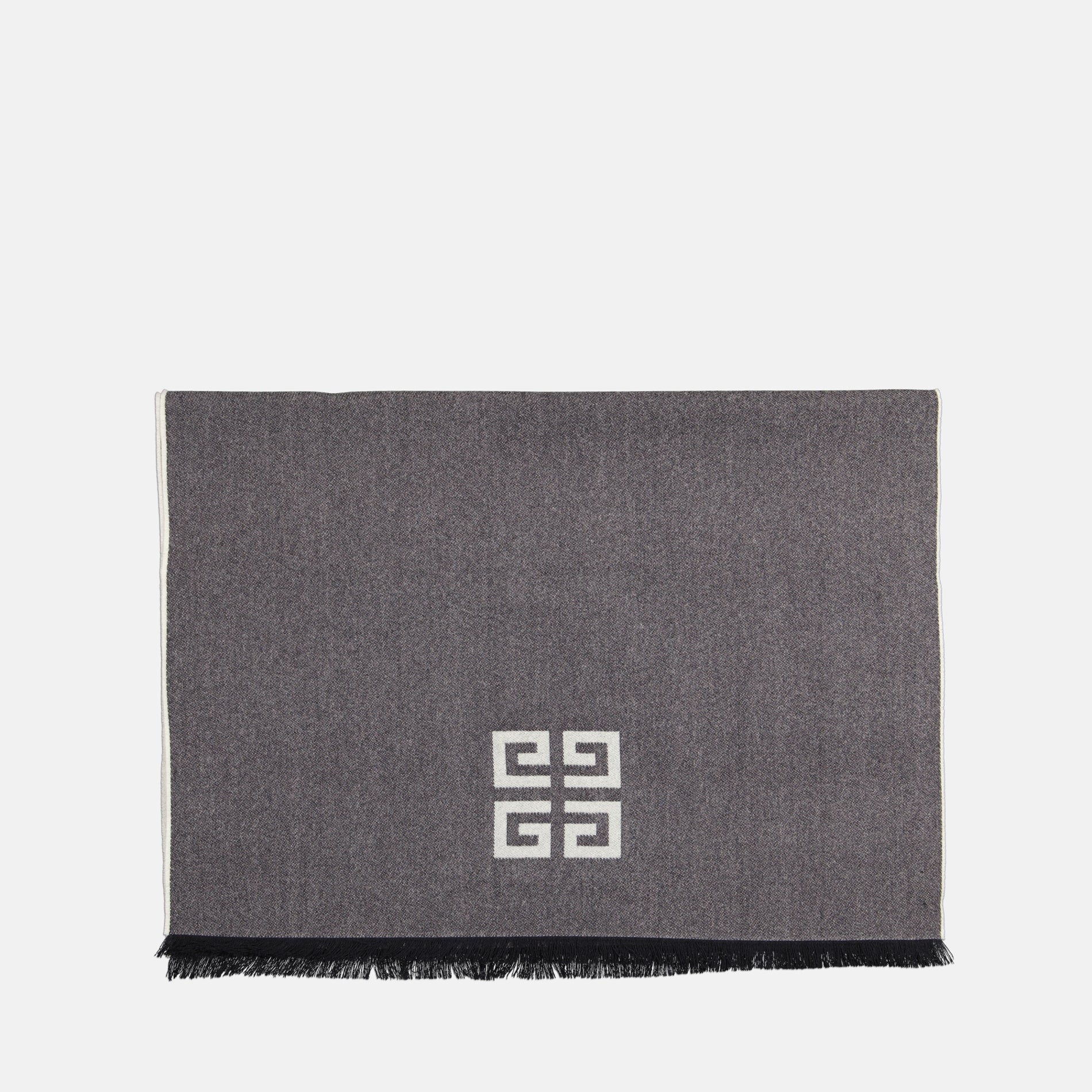 Écharpes, foulards et gants Écharpe 4G en laine Givenchy Gris Femme