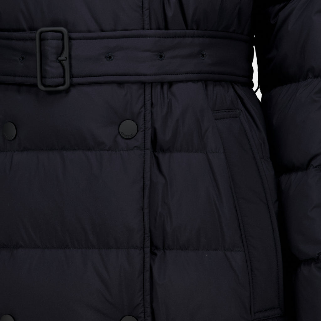 Manteaux 롱 나일론 퍼퍼 재킷 Burberry Noir Femme