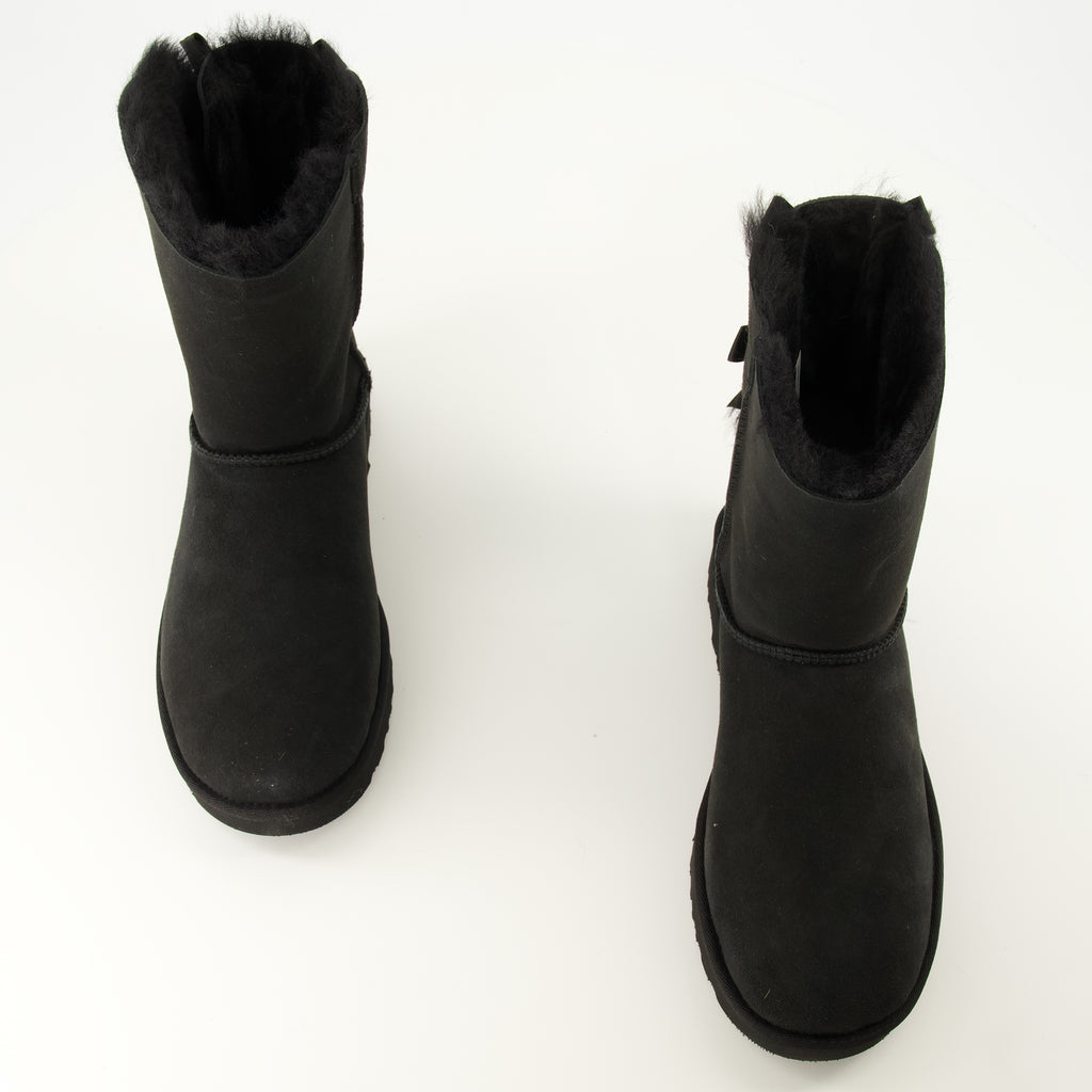 Bottes Bailey Bow II Black Boots Ugg Noir Femme