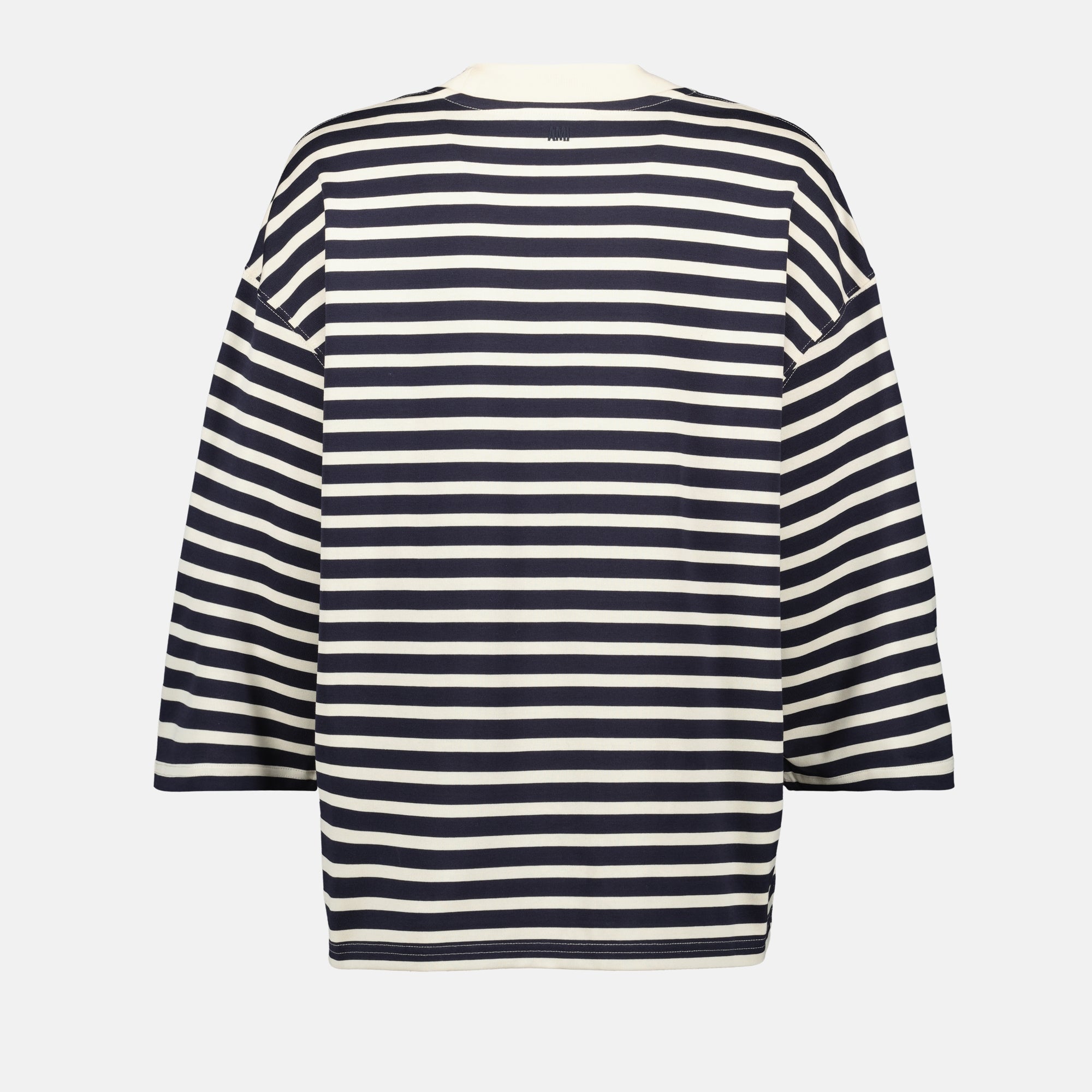 T-shirts T-shirt rayé Ami PARIS Bleu foncé Unisexe