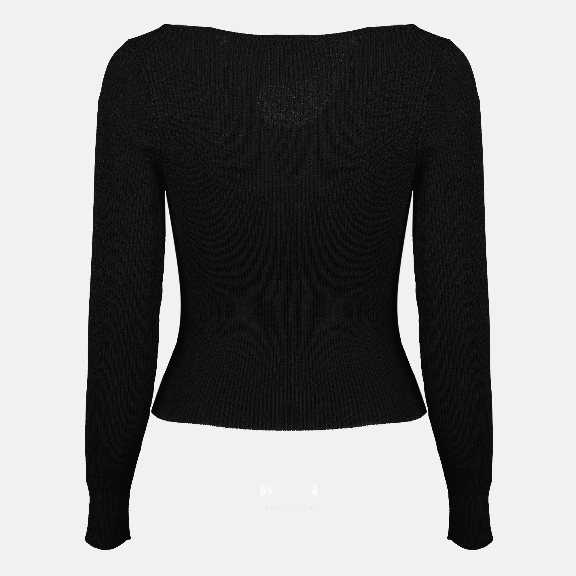 Maille Black Cut-Out Cardigan Marine Serre Noir Femme