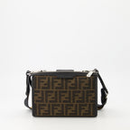 クロスボディバッグ ダブルバゲットバッグ Fendi 茶色 Homme