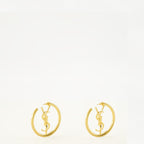 Bijoux Orecchini a Cerchio Gold Cassandre Saint Laurent Doré Femme