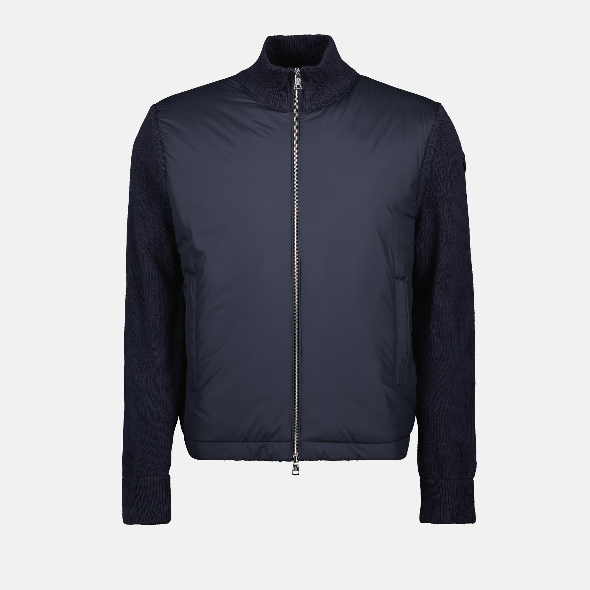 Vestes Doudoune bi-matière Moncler Bleu foncé Homme