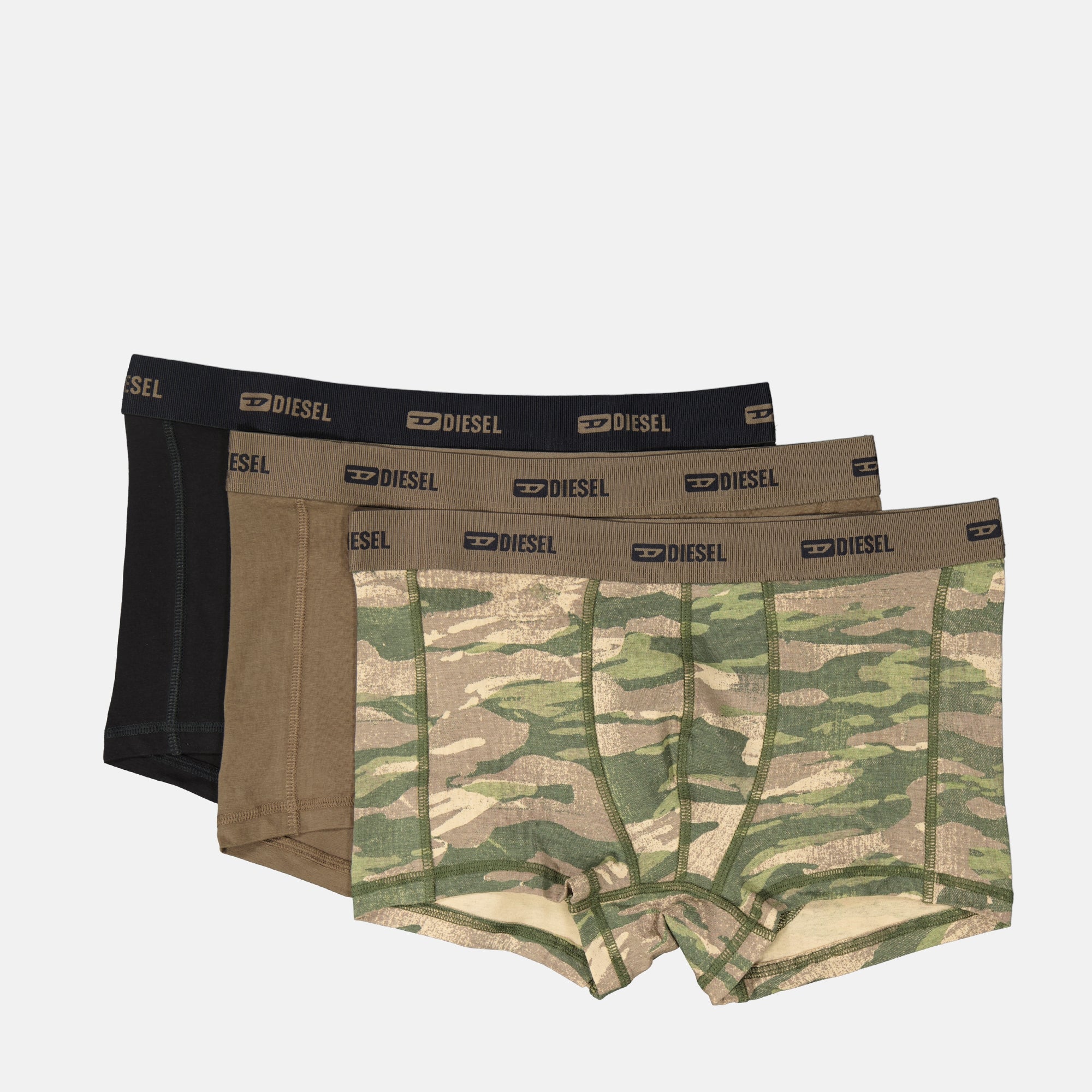 Intimo e homewear Lot de boxers Diesel Verde Homme