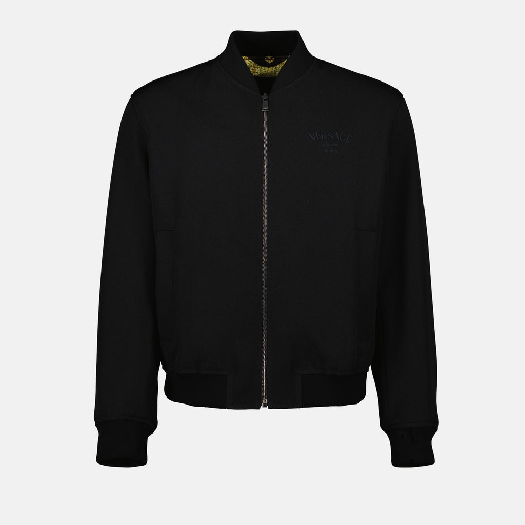 Jackets Reversible Barocco Bomber Versace Yellow Homme