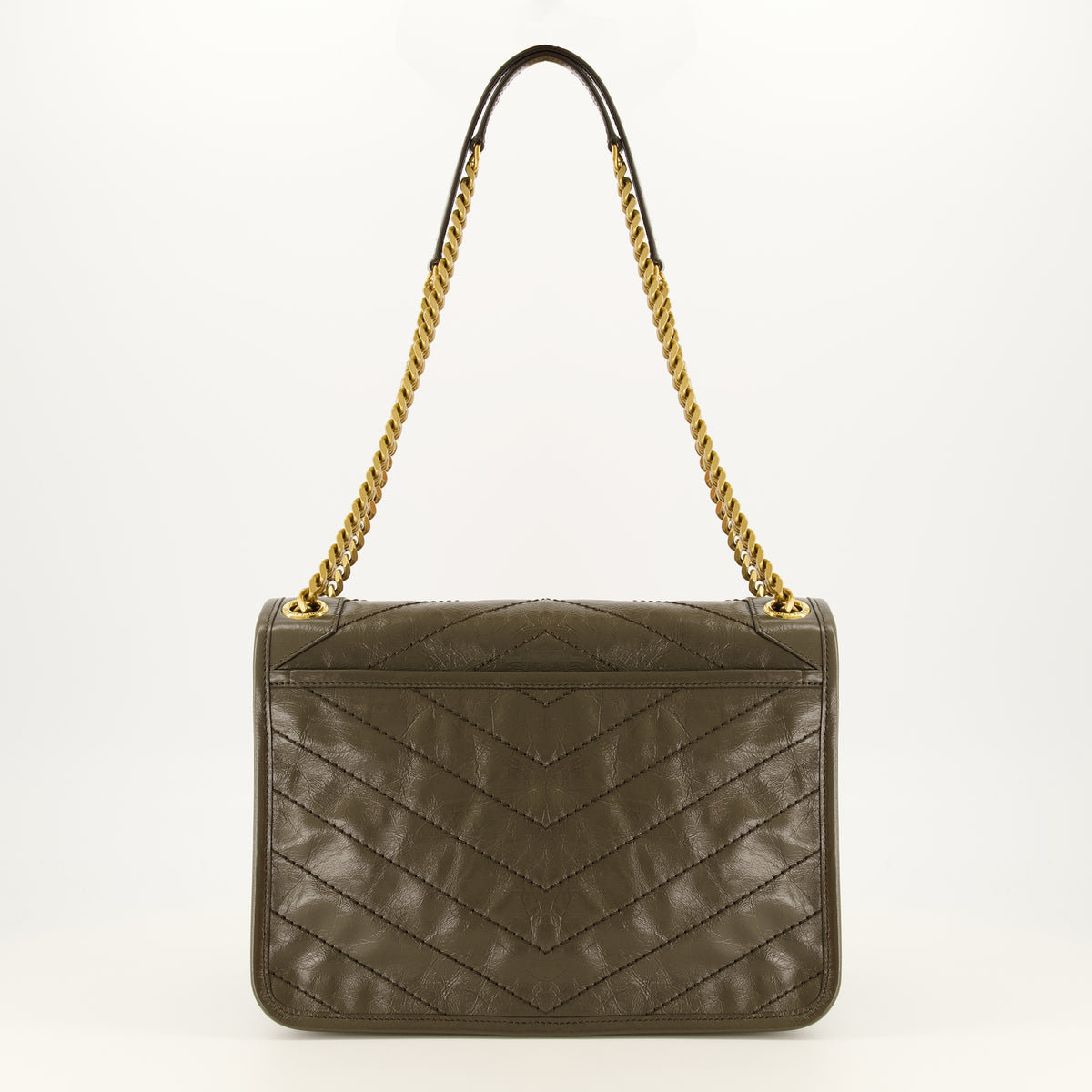 Sacs à main et épaule Medium Khaki Niki Bag Saint Laurent Kaki Femme