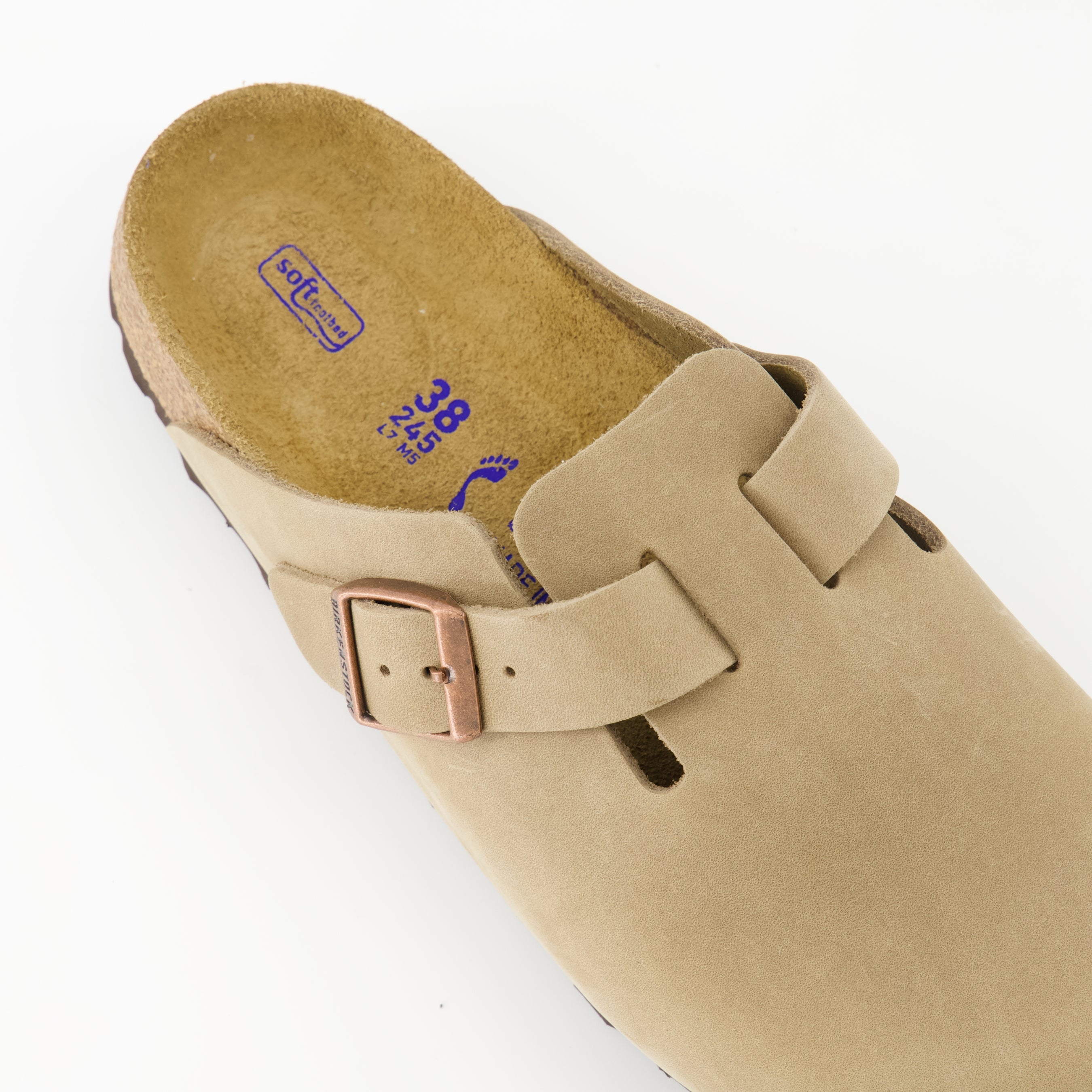Chaussures ouvertes Mules Boston Birkenstock Beige Femme