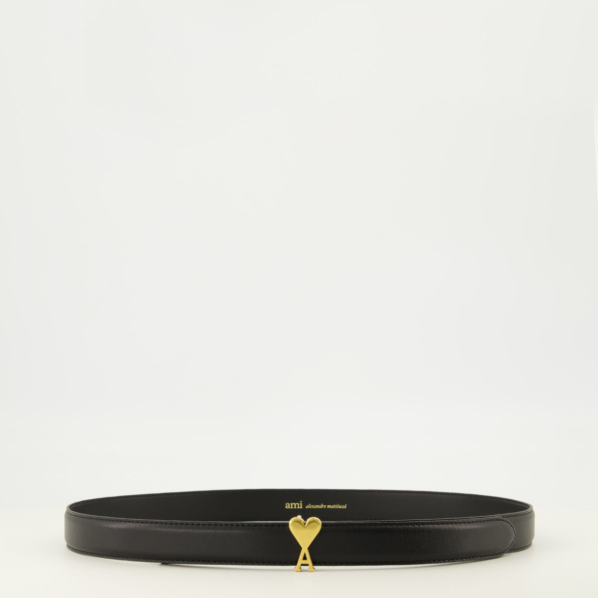 Ceintures Ceinture AMI de coeur noir Ami PARIS Noir Unisexe