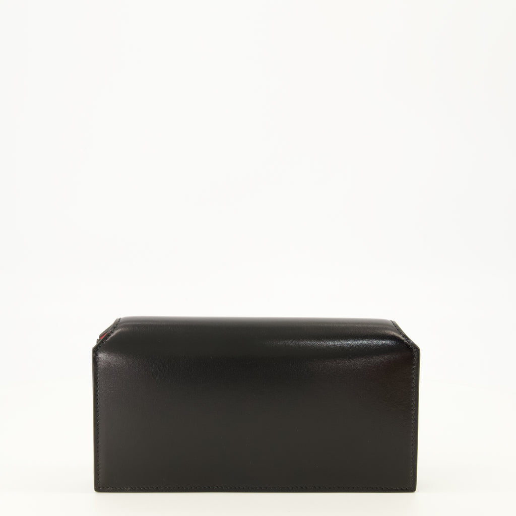 Sacs bandoulière Antigona Schwarze Leder-Pouch Givenchy Noir Femme