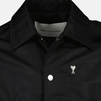Image de l'article Blouson en nylon noir de la marque Ami PARIS pour Unisex - Saison Printemps-Été 2026 - Vue détaillée_1