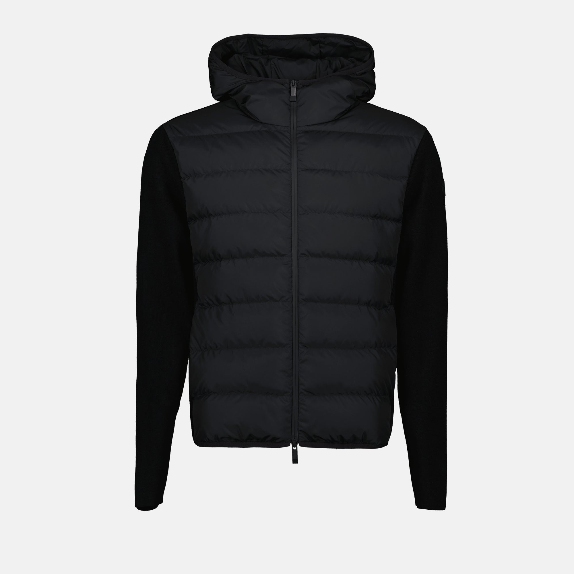 Vestes Veste bi-matière Moncler Noir Homme