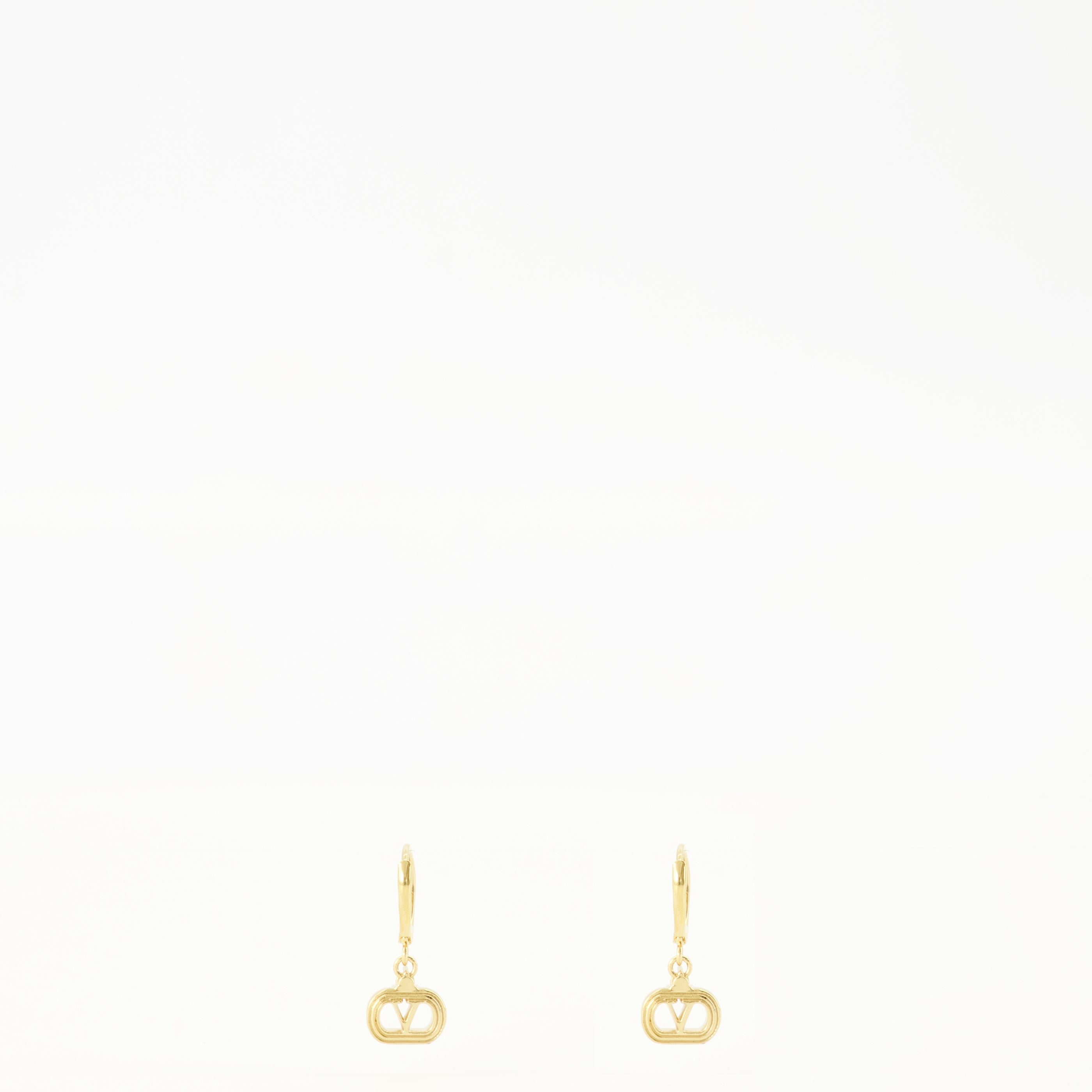 Bijoux Ovalette Earrings in Gold Metal and Swarovski® Crystals Valentino Garavani Doré Femme