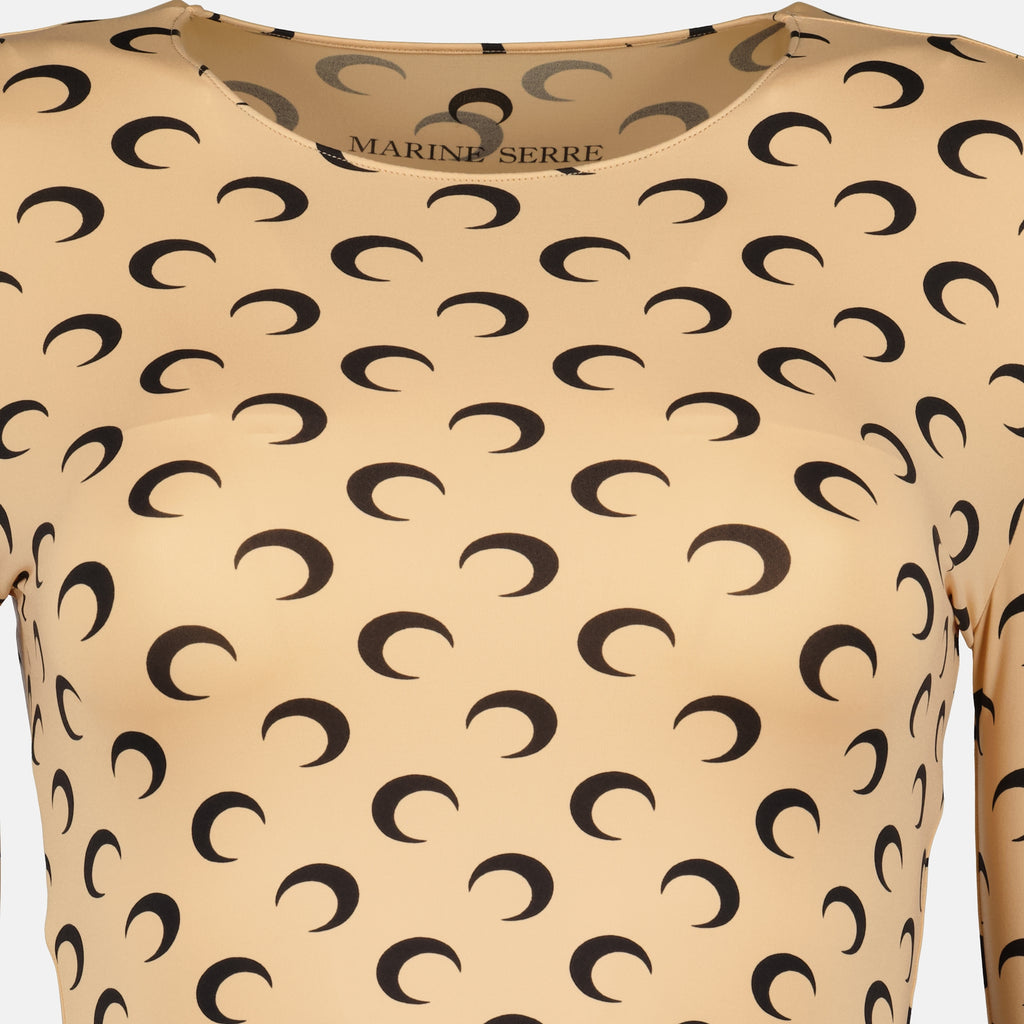 Imagem do artigo Top Jersey Moon da marca Marine Serre para Mulheres - Época Outono-Inverno 2025 - Vista Detalhada_6