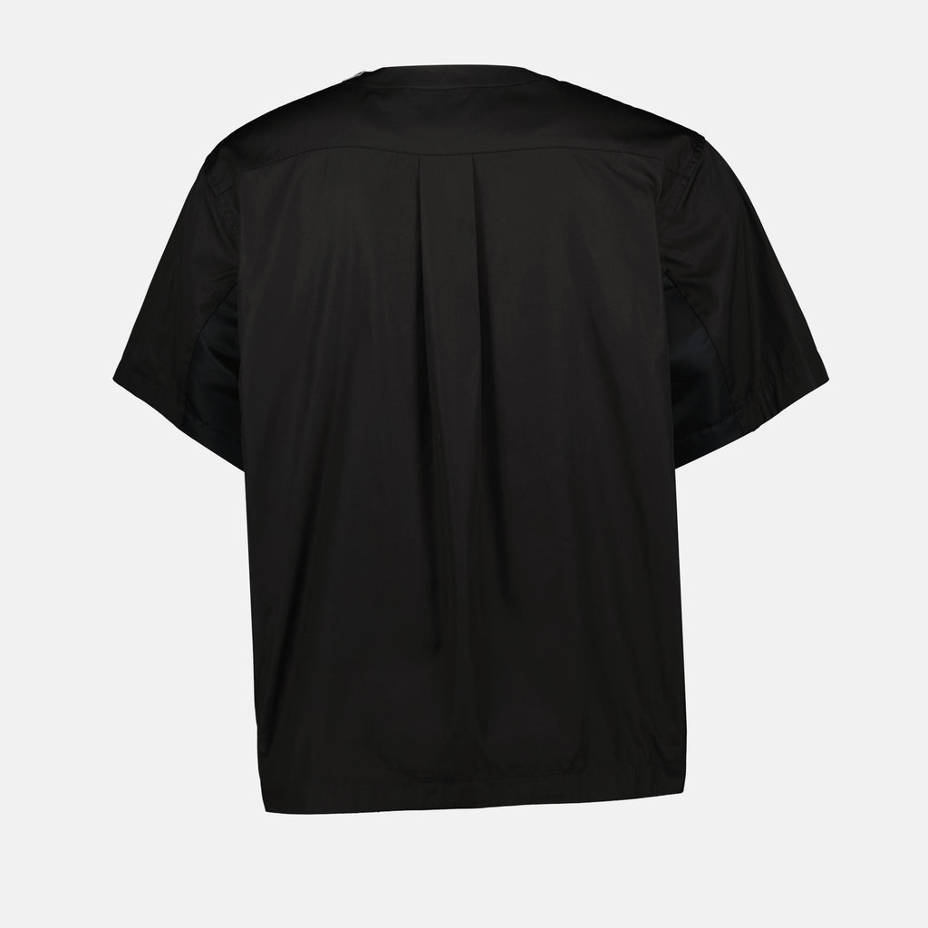 ニットウェア ジャージーTシャツ Sacai 黒 Homme
