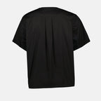 ニットウェア ジャージーTシャツ Sacai 黒 Homme