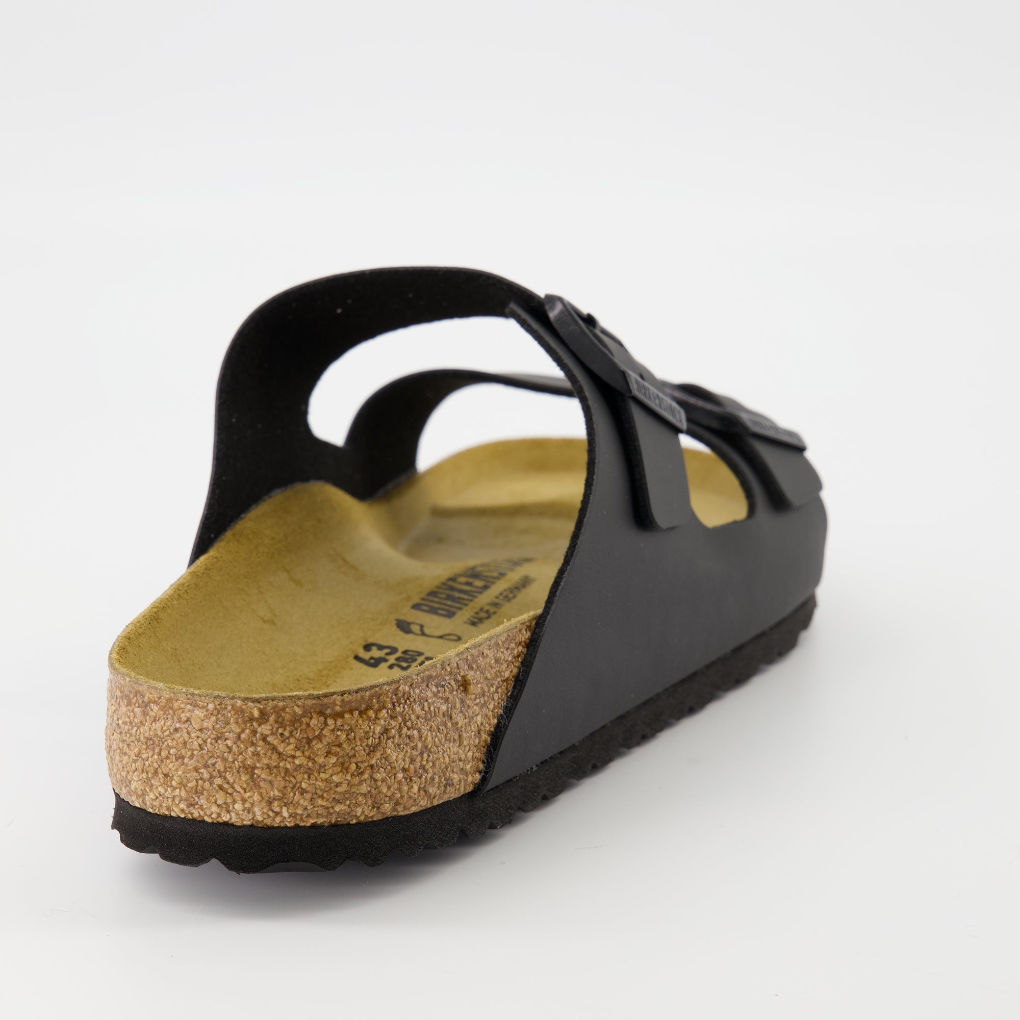 Sapatos abertos Sandálias Arizona Birkenstock Preto Homme