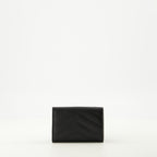 Image of the Cassandre wallet from the brand Saint Laurent for Women - Autumn-Winter 2025 - Back View