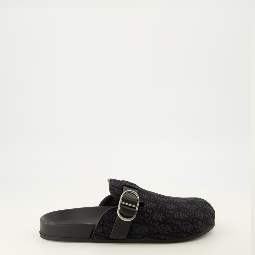 Chaussures ouvertes Mules Aqua Black Dior Dior Noir Homme