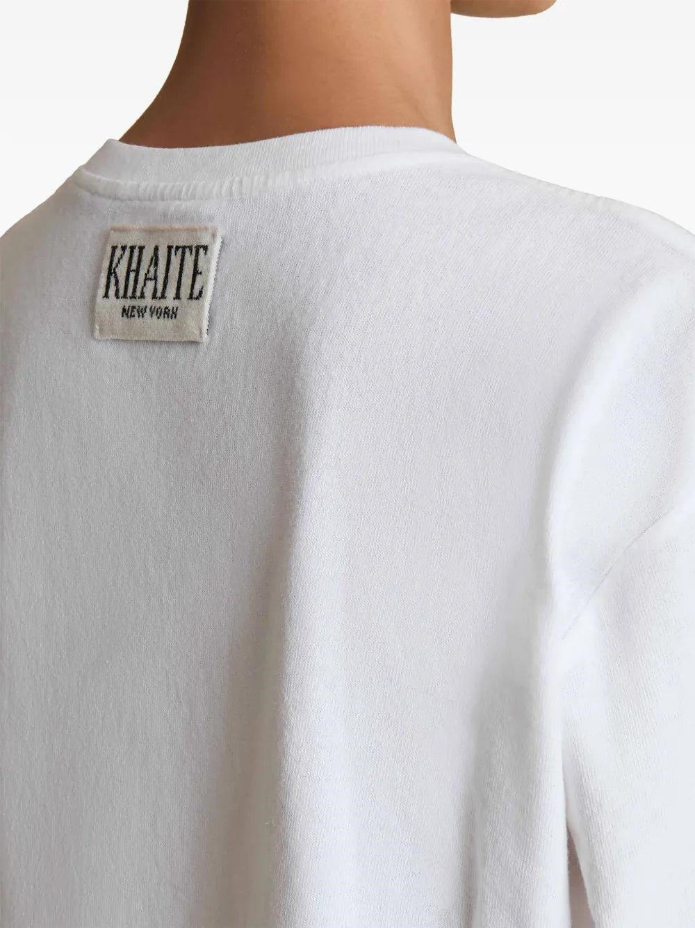 T-shirt T-shirt Mae Khaite Bianco Femme