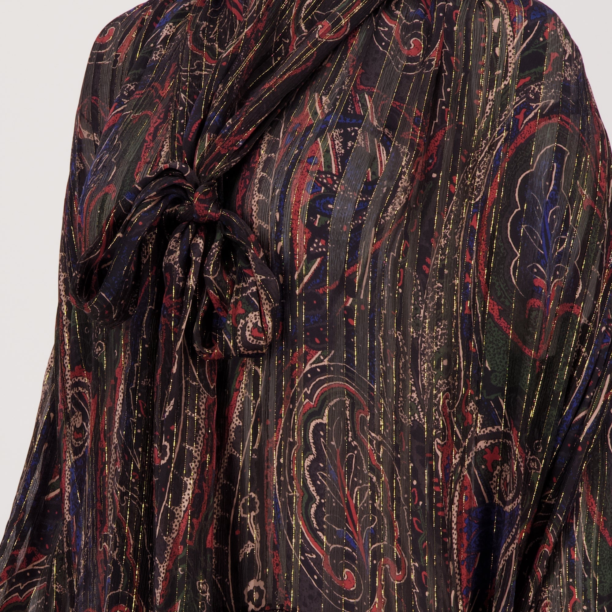 Kleider Lavalier Kleid Saint Laurent Lila Femme