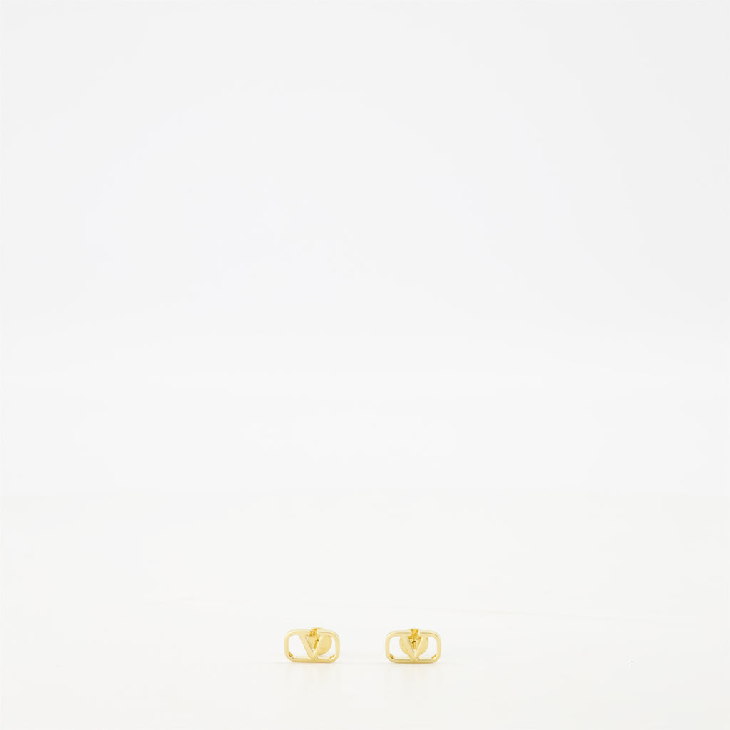 Bijoux Boucles d'oreilles VLogo Valentino Garavani Doré Femme