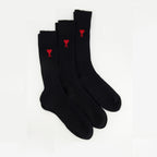 Ropa interior y homewear Calcetines AMI Corazón Ami PARIS Negro Unisexo