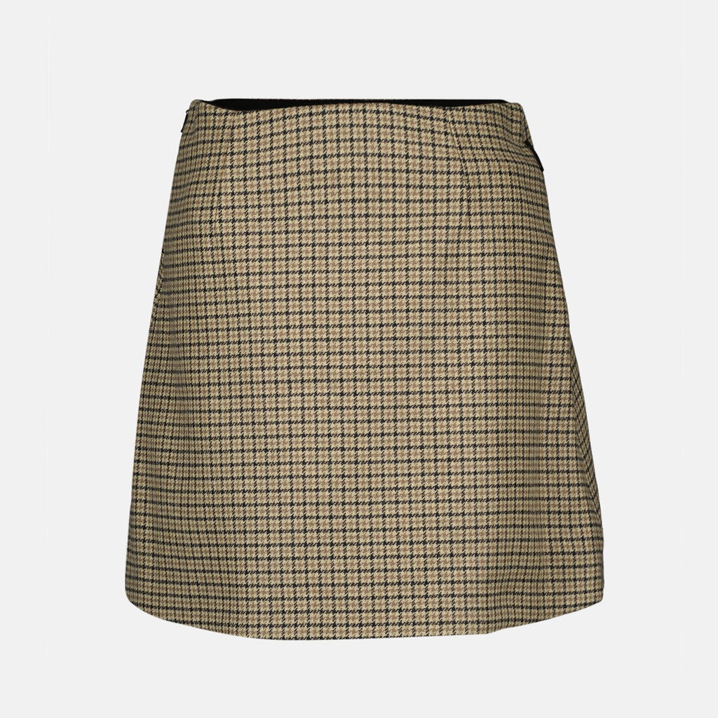 Skirts Plaid mini skirt Moncler Beige Femme