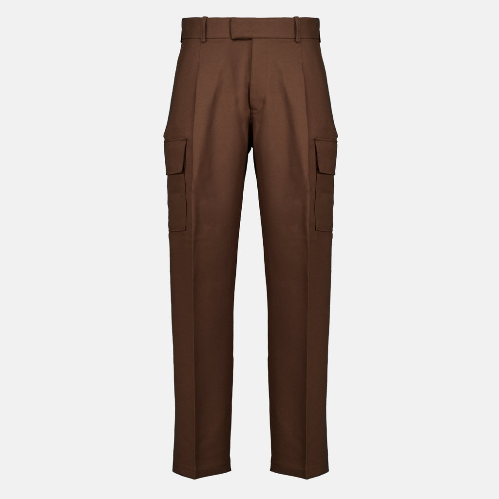 Pantalons Pantaloni Cargo Marroni Drole De Monsieur Marron Homme