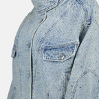 Jaquetas Casaco de Jeans Depsie Iro Azul Femme